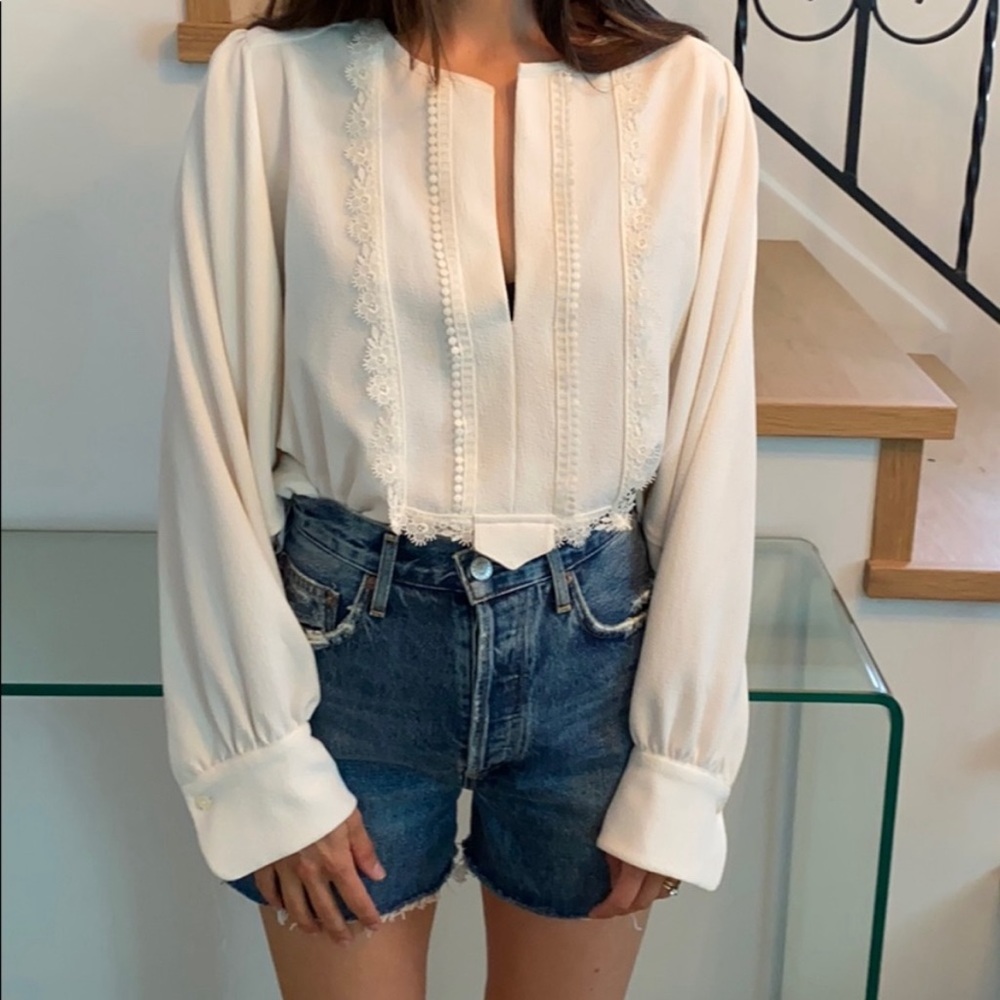 See by Chloe Cream Blouse